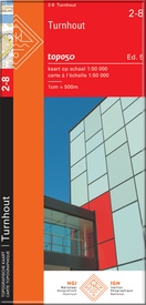 Topografische kaart - Wandelkaart 2-8 Topo50 Turnhout | NGI - Nationaal Geografisch Instituut