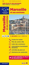 Wegenkaart - landkaart - Fietskaart Marseille en omgeving | IGN - Institut Géographique National