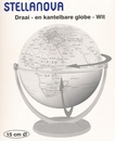Wereldbol - Globe 35 Politiek - Wit 15 cm | Stellanova