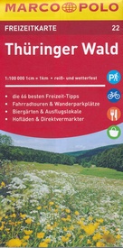 Wegenkaart - landkaart 22 Freizeitkarte Thüringer Wald | Marco Polo