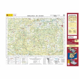 Topografische kaart 405 MT50 Berlanga de Duero | CNIG - Instituto Geográfico Nacional1