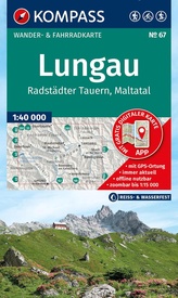 Wandelkaart 67 Lungau | Kompass