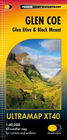 Wandelkaart Glen Coe XT40 ultra | Harvey Maps
