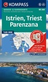 Wandelkaart 260 Istrien, Triest, Parenzana | Kompass