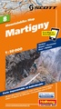 Mountainbikekaart 8 Martigny MTB kaart | Hallwag