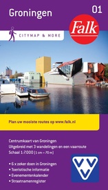 Stadsplattegrond 01 Citymap & more centrum Groningen | Falk