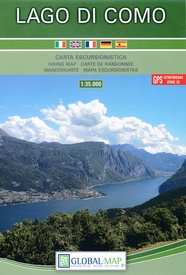 Wandelkaart Lago di Como - Como meer | Global Map