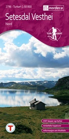Wandelkaart 2796 Turkart Setesdal Vesthei Nord | Nordeca
