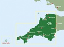 Wegenkaart - landkaart Cornwall | Freytag & Berndt