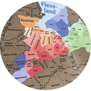 Scratch Map Nederland - kraskaart der Nederlanden 56 x 44 cm | Bubble Up