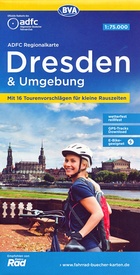 Fietskaart ADFC Regionalkarte Dresden und Umgebung | BVA BikeMedia