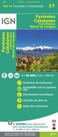 Pyrenees Catalanes, Font Romeu, Massif Canigou Map