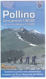 Wandelkaart Pollino | Club Alpino Italiano