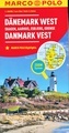 Wegenkaart - landkaart Denemarken West | Marco Polo