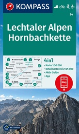 Wandelkaart 24 Lechtaler Alpen - Hornbachkette | Kompass