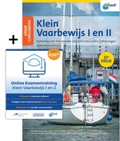 ANWB Cursusboek Klein Vaarbewijs I en II inclusief online examentraining