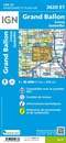 Wandelkaart - Topografische kaart 3620ET Grand Ballon | IGN - Institut Géographique National