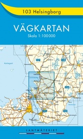 Wegenkaart - landkaart 103 Vägkartan Helsingborg | Lantmäteriet