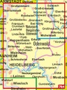 Wandelkaart 764 Odenwald-NP Bergstraße-NP Neckartal | Kompass