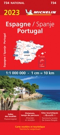 Wegenkaart - landkaart 734 Spanje en Portugal 2023 | Michelin