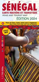 Wegenkaart - landkaart Senegal | Laure Kane