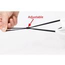 Mondkapje - gezichtsmasker met wereldkaart lichtblauw