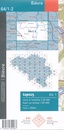Topografische kaart 64/1-2 Topo25 Bievre | NGI - Nationaal Geografisch Instituut