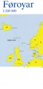 Wegenkaart - landkaart Faroer - Faroe Islands | Kort og Matrikelstyrelsen