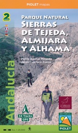 Wandelkaart Parque Natural Sierras de Tejeda, Almijara y Alhama | Editorial Piolet