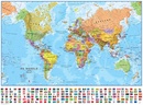 Wereldkaart Politiek, 68 x 53 cm | Maps International Wereldkaart 62P-mvl Politiek, 68 x 53 cm | Maps International