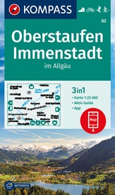 Wandelkaart 02 Oberstaufen - Immenstadt | Kompass
