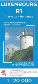 Wandelkaart - Topografische kaart R1 Luxemburg Clervaux - Huldange - Weiswampach | Topografische dienst Luxemburg