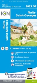 Wandelkaart - Topografische kaart 3023OT Nuits-St-Georges | IGN - Institut Géographique National