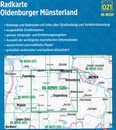 Fietskaart NDS09 Bikeline Radkarte Oldenburger Munsterland | Esterbauer