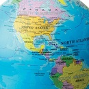 Wereldbol Mova 45 Blue Political, blauw - politiek - zelfdraaiend | MOVA globe 