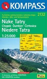 Wandelkaart 2132 Nízke Tatry-Niedere Tatra / Lage Tatra | Kompass