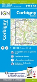 Wandelkaart - Topografische kaart 2723SB Corbigny | IGN - Institut Géographique National