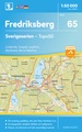 Wandelkaart - Topografische kaart 65 Sverigeserien Fredriksberg | Norstedts