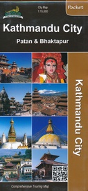 Stadsplattegrond Pocket map Kathmandu - Patan – Bhaktapur | Himalayan Maphouse
