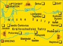 Wandelkaart 2102 Nízke Tatry-Král'ova hol'a-Niedere Tatra / Lage Tatra | Kompass