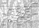 Wandelkaart - Topografische kaart 284 Mischabel  | Swisstopo