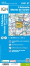 Wandelkaart - Topografische kaart 2931ET L'Arbresle - Monts de Tarare – Col de la Luère – Rhônevallei - Bourgondië | IGN - Institut Géographique National