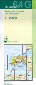 Topografische kaart - wandelkaart 64G Haamstede