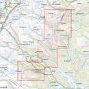 Wandelkaart 4 Fjällkartor 1:50.000 Kungsleden - Kvikkjokk–Adolfström | Zweden | Calazo