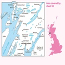 Wandelkaart - Topografische kaart 055 Landranger Lochgilphead & Loch Awe | Ordnance Survey