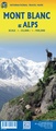 Wegenkaart - landkaart Mont Blanc & Alpen | ITMB