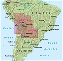 Wegenkaart - landkaart Bolivia - Paraguay | Nelles Verlag