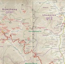 Wegenkaart - landkaart Bhutan | Reise Know-How Verlag
