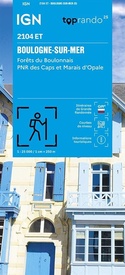 Wandelkaart 2104ET Boulogne-sur-Mer / Forêts du Boulonnais PNR | IGN - Institut Géographique National