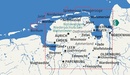 Wandelkaart 410 Ostfriesland, Friesland, Ammerland, Oldenburg, Wesermarsch | Kompass